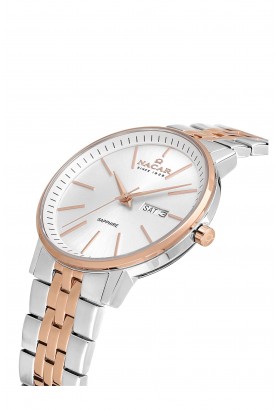 NACAR ÇELİK - PEMBE METAL BAND ERKEK KOL SAATİ NC34-29B685-ESRM NACAR ÇELİK - PEMBE METAL BAND ERKEK KOL SAATİ NC34-29B685-ESRM