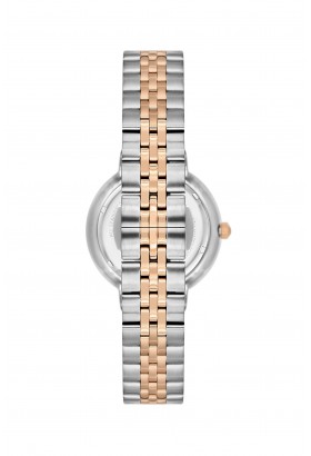 NACAR ÇELİK - PEMBE METAL BAND KADIN KOL SAATİ NC34-39B716-ENMS