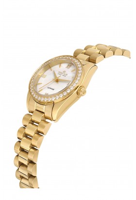 NACAR SARI METAL BAND KADIN KOL SAATİ NC34-39A427-DWMS