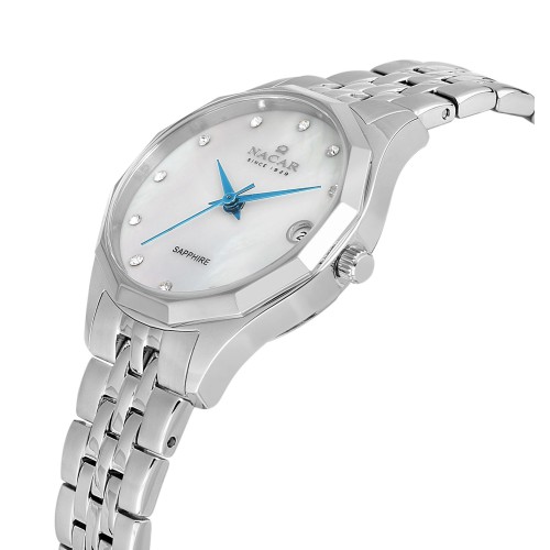 NACAR ÇELİK METAL BAND KADIN KOL SAATİ NC34-39B715-ASMS NACAR ÇELİK METAL BAND KADIN KOL SAATİ NC34-39B715-ASMS