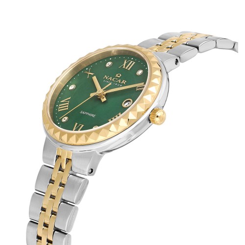 NACAR ÇELİK - SARI METAL BAND KADIN KOL SAATİ NC34-39B716-CNMS NACAR ÇELİK - SARI METAL BAND KADIN KOL SAATİ NC34-39B716-CNMS