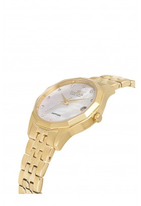 NACAR SARI METAL BAND KADIN KOL SAATİ NC34-39B715-DSMS