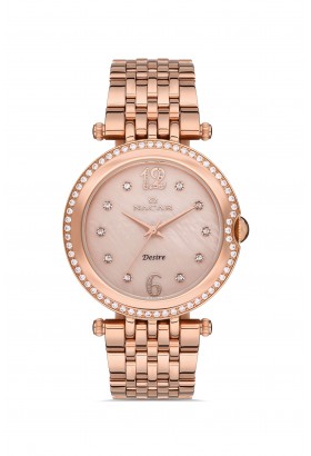 PEMBE METAL KADIN KOL SAATİ NC33-390263-RPMS PEMBE METAL KADIN KOL SAATİ NC33-390263-RPMS
