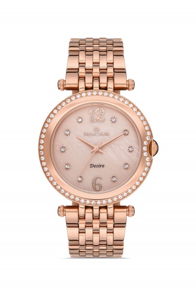 PEMBE METAL KADIN KOL SAATİ NC33-390263-RPMS PEMBE METAL KADIN KOL SAATİ NC33-390263-RPMS