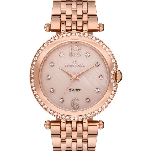 PEMBE METAL KADIN KOL SAATİ NC33-390263-RPMS PEMBE METAL KADIN KOL SAATİ NC33-390263-RPMS