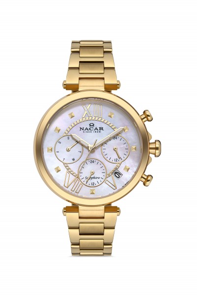 SARI METAL KADIN KOL SAATİ NC38-396296-DWM