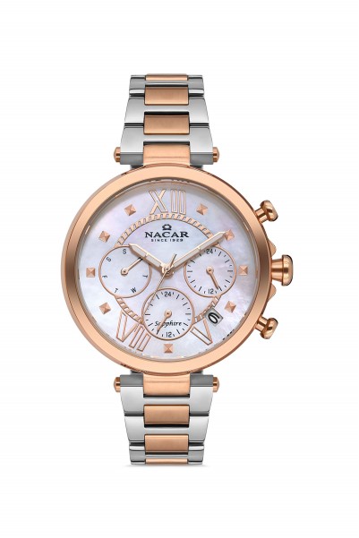 NACAR ÇELİK - PEMBE METAL KADIN KOL SAATİ NC38-396296-EWM NACAR ÇELİK - PEMBE METAL KADIN KOL SAATİ NC38-396296-EWM