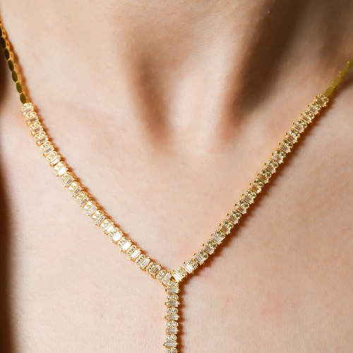 TAŞLI TASARIM KOLYE 22 AYAR A065991 TAŞLI TASARIM KOLYE 22 AYAR A065991